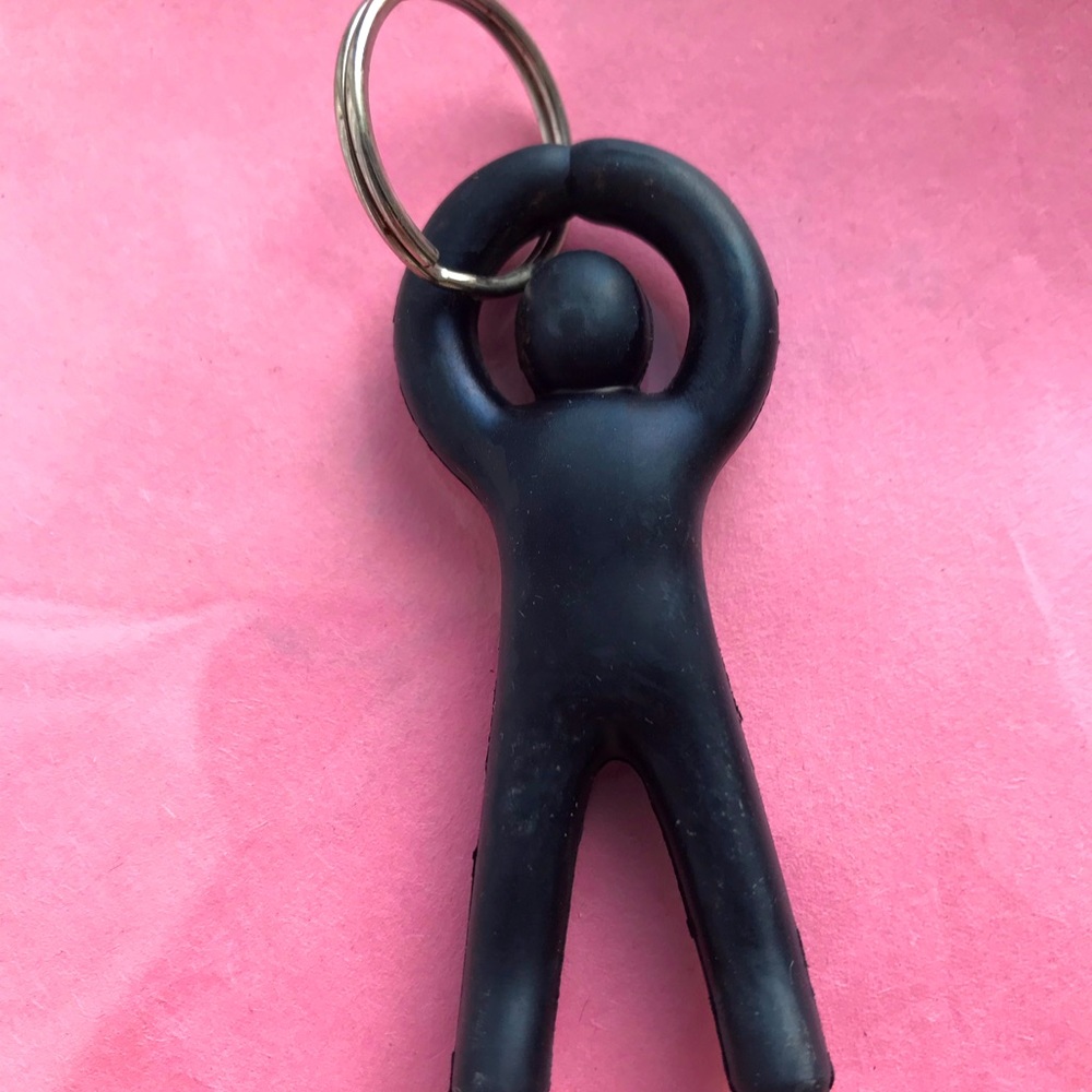 Keychain in the shape of a human